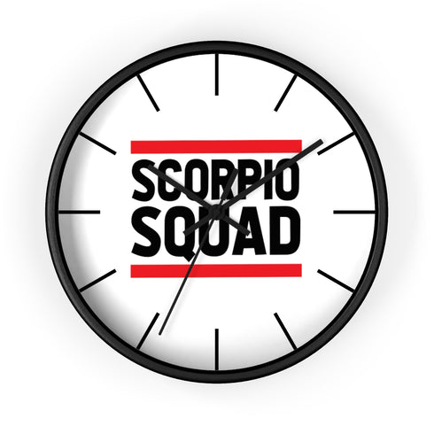 Scorpio Squad Wall clock